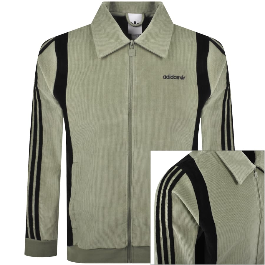 adidas Originals Pro Track Top Green | Mainline Menswear gb
